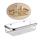 thumbnail image 5 of Estante de baño de cesta de cesta del estante de del cuarto de baño durable de los 30cm Pta Soledad Estante de ducha de baño, 5 of 10