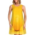 thumbnail image 1 of Fotbe Yellow Lemon Vestido de Verano sin Mangas para Mujer – Vestido Midi Línea A, Estilo Camiseta Floral, Vestido Playero Casual y Fluido, 1 of 7