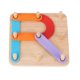 thumbnail image 2 of Clasificador de color de forma de rompecabezas de construcción de número de Cuadrado perfke Rompecabezas Montessori Juguetes, 2 of 9