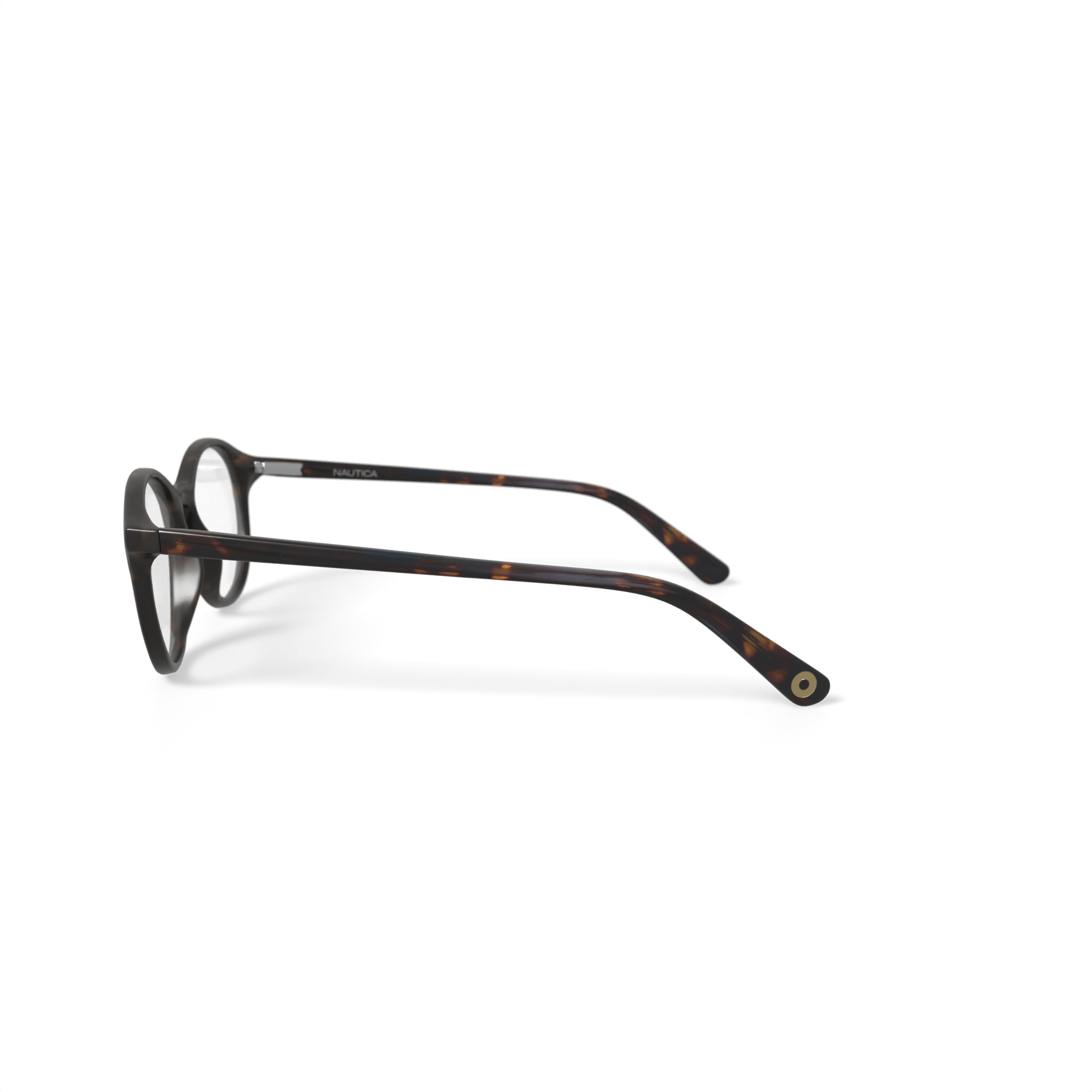 Nautica Women's NLO5005 Prescription Eyeglasses with Case, Brown