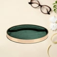 thumbnail image 2 of Almencla Plateau à Bijoux Ovale Support Vitrine Comptoir Commode Fournitures Vert, 2 of 7