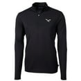 thumbnail image 2 of Men's Cutter & Buck  Black Philadelphia Eagles Gridiron Classics Big & Tall Virtue Eco Pique Recycled Quarter-Zip, 2 of 3