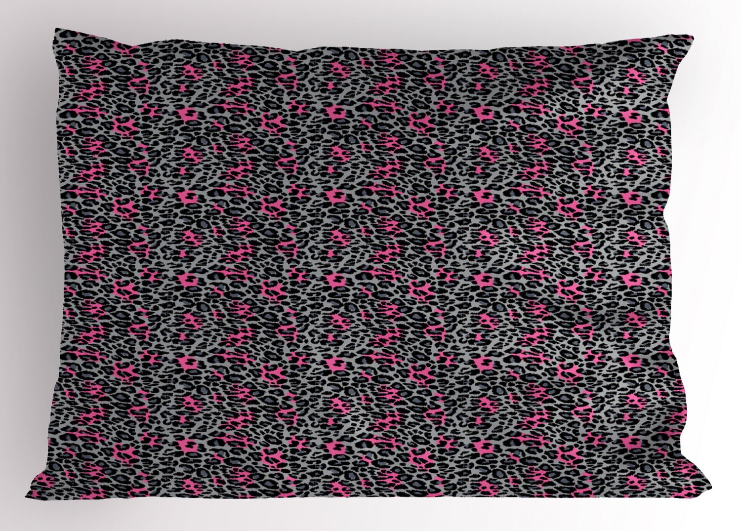 Leopard Print Pillow Sham African Safari Animal Pattern Nature Inspired