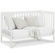 Tribeca 4-in-1 Convertible Crib, White/Grey Crib White/Grey