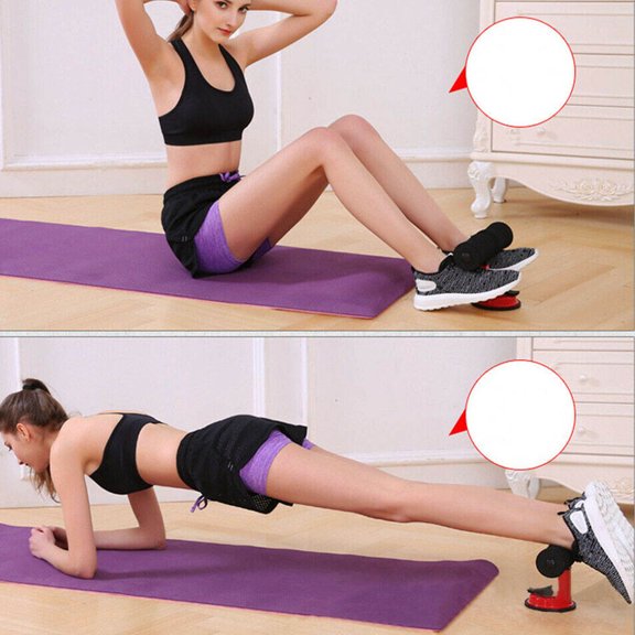 RENACLIPY Assorted Color Abdominal Assist Exercise Bar with Suction Cup for Fitness Training