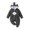 Black, variant on Bellafa Newborn Baby Boy Clothes Solid Long Sleeve Zipper Hooded Romper Jumpsuit with Pocket Fall Winter One Piece Outfits
