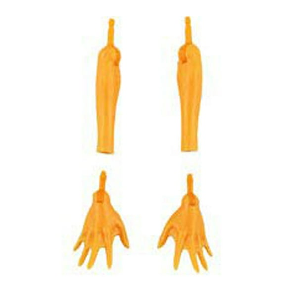 Replacement Parts for Monster High Great Scarrier Reef Glowsome Ghoulfish Toralei Doll - DHH36 ~ Replacement Arms and Hands ~ Orange