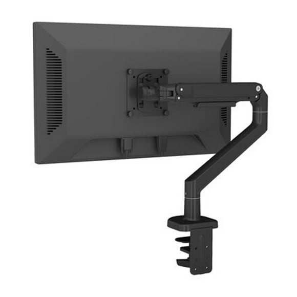 Aluminum Desktop Clamping 17-38" Monitor Holder Mechanical Spring Arm Free Lifting Full Motion TV Monitor Mount Load 11kgs ,Easy to Use