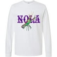 thumbnail image 3 of Inktastic Nola Mardi Gras Crayfish in Purple Long Sleeve T-Shirt, 3 of 5
