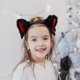 thumbnail image 4 of EeaseMX 1 diadema con orejas de gato y cascabeles, ideal para disfraz de cosplay de niña., 4 of 7
