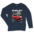 thumbnail image 5 of Ford Shelby Super Snake GT500 Women's Long Sleeve T-shirt American Mustang Cobra Racing, 5 of 7