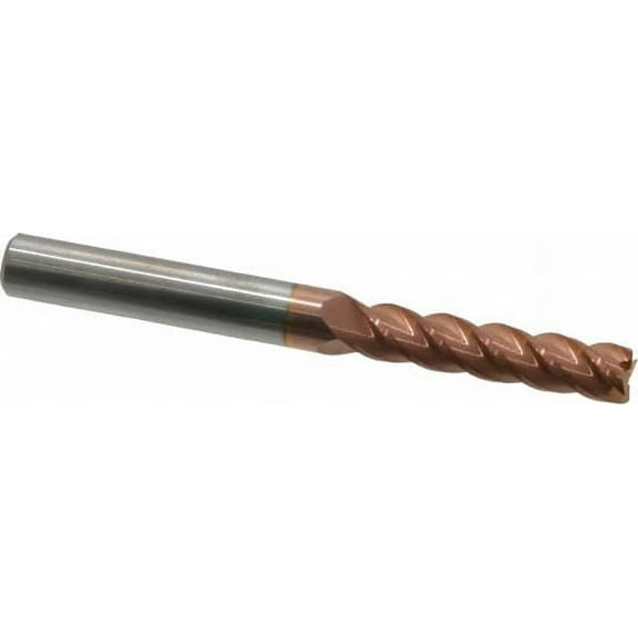 Accupro 9/32", 1-1/4" LOC, 5/16" Shank Diam, 3" OAL, 4 Flute, Solid Carbide Square End Mill