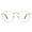 light brown, variant on TIJN Retro Blue Light Blocking Glasses Metal Frame Round Chic Eyewear Men Women Eyeglasses