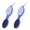 2PCS blue, variant on Pumice Stone Brush for Feet, Foot Scrubber Dead Skin Callus Remove, Multi-Purpose Pedicure Tools - 2PCS blue