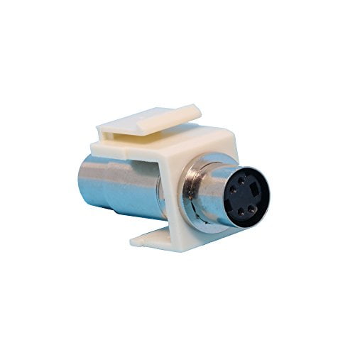 RiteAV S-Video Keystone Jack Coupler Female to Female - Light Almond