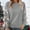 *Gray, variant on ClodeEU Women's Sequin Crew Neck Bow Sweatshirt ,Long Sleeve Casual Loose Trendy Fall Pullover Top Khaki,Womens Plus S