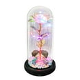 thumbnail image 1 of 1PC Valentine's Day Gift LED Glow-In-The-Dark Glass Cover Rose Is A Unique Gift, 1 of 1