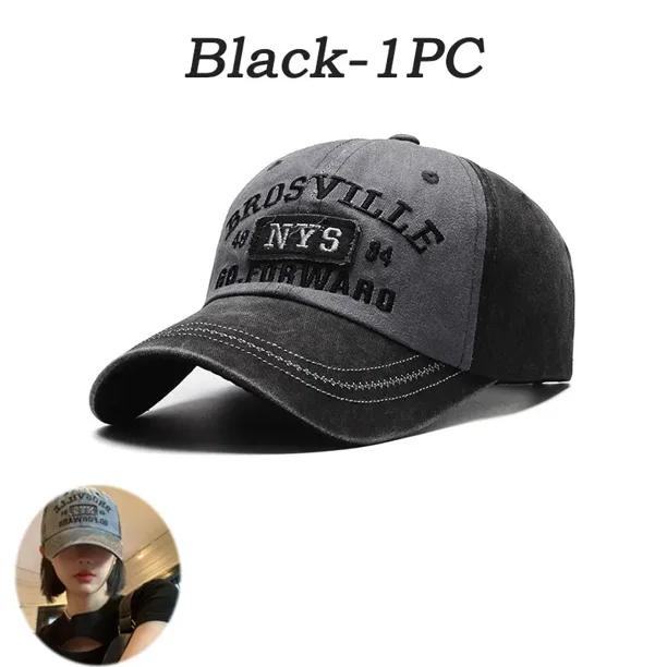 Gorra de béisbol para hombre Four Seasons, gorra bordada con lavado informal, sombrero para el sol con ala curvada, sitio web oficial