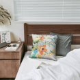 thumbnail image 6 of Breathe Spring Indoors: 16x16inch Cream Wildflower Throw Pillow Covers - Farmhouse Decor Cushions Ideal for Couch, Sofa & Outdoor Decorations, Set of 2, 6 of 7