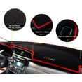 thumbnail image 2 of PGTOPONE Custom Fit Dashboard Black Center Console Cover Dash Mat Protector Sunshield Cover Pad Carpet for Honda 10th, 2 of 5