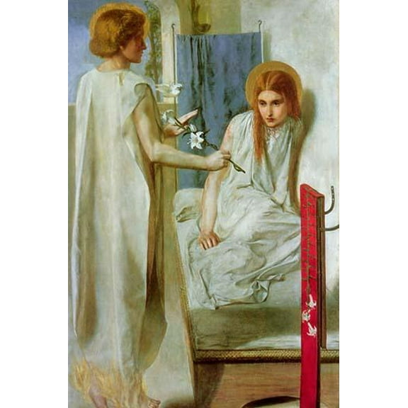 Annunciation-Fine art canvas print (20" x 30")