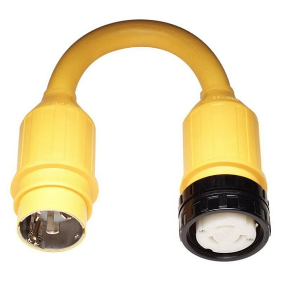 Marinco 123A - 50A 125/250V Male to 50A 125V Female Pigtail Adapter