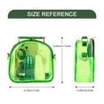 thumbnail image 2 of See Through Crossbody Purse Neon Clear Handbag for Women Stadium Approved Transparent Jelly Bags Sports Fan Purses, 2 of 7