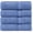 Cerulean Blue, variant on Luxury Bath Towels Set - 3 Piece Set, 100% Cotton Bathroom Towels, Zero Twist, Quick Shower Towels, Absorbent Bath Towel, Super Soft, 1 Bath Towel, 1 Hand Towel, 1 Wash Cloths - Aqua Sky