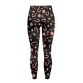 thumbnail image 6 of Renewold Candy Cane Snowflakes Pockets Yoga Leggings for Women Athletic Yoga Pants High Waist Scrunch Butt Lifting Printed Ankle Pants Casual Leggings 4 Way Stretch, 3XL, 6 of 8