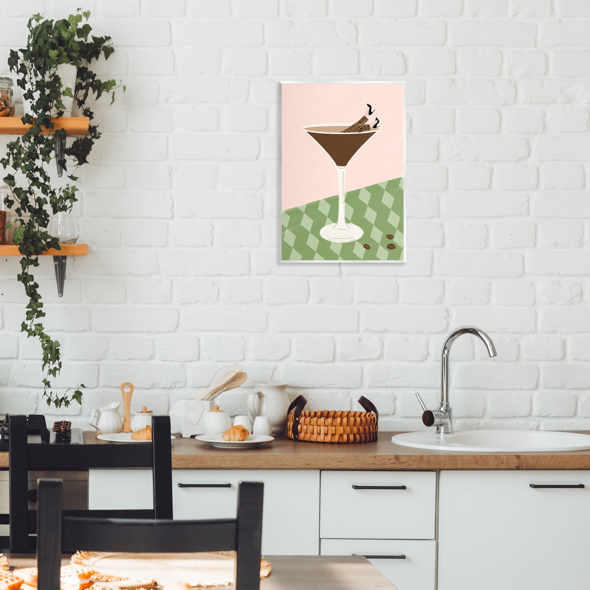 Stupell Industries Glam Martini Splash Wall Plaque Art, design by Emily Navas