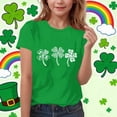 thumbnail image 2 of MKOSPLRT T-Shirts de la Saint-Patrick pour Enfants 3-15 Ans Manches Courtes Coupe Ample T-Shirts Col Rond T-Shirts Graphiques Légers Hauts de Sortie, 2 of 6