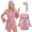 Pink, variant on Womens 1970's Disco Fancy Dress Costume, 70s Outfits for Women, 70s Retro Hippie Dress with Headband for Hen Party, Music Festival & Theme Party