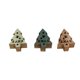 thumbnail image 1 of Árbol de Navidad ahuecado pintado de madera, cartel colgante de árbol de Navidad pequeño de madera DIY, 1 of 4