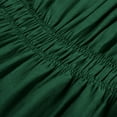 thumbnail image 7 of BXINGOHAI Womens Renaissance Victorian Peasant Ruffle Smocked Waist Boho Pirate Shirt Blouse Cosplay Costume Green XL, 7 of 7