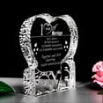 thumbnail image 5 of 1st Anniversary Crystal Decoration Romantic Gift for Wife His Husband Couple Love Commemorative Valentine's Day Gift, 5 of 5