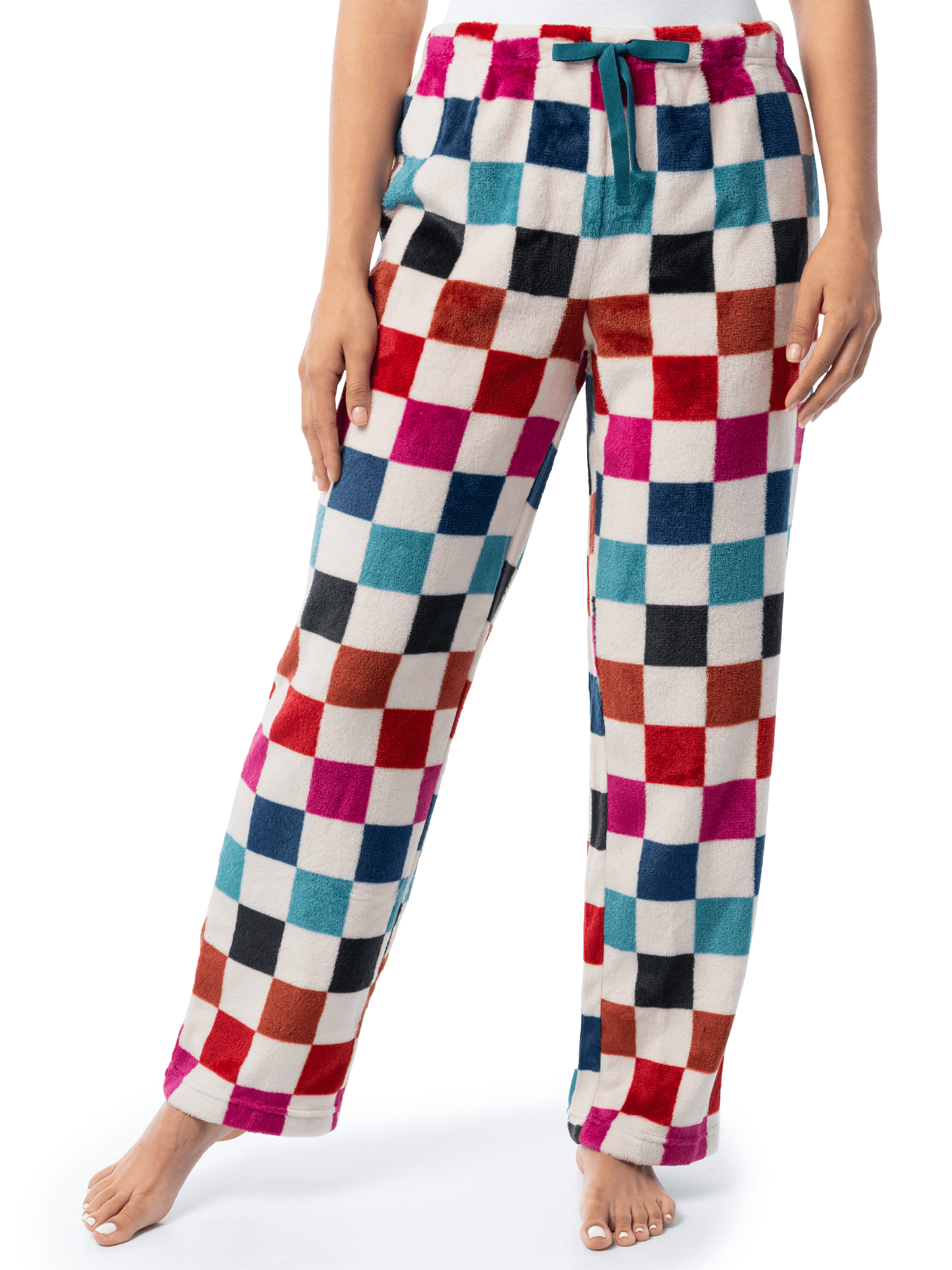 Fruit of the Loom Women's Beyond Soft Long Sleeve Top & Fleece Bottom Pajama Set, Sizes S-4X