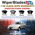thumbnail image 2 of 2001 Saturn L100 Beam Wiper Blades Wipers w/1yr Warranty (Set of 2), 2 of 5