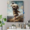 thumbnail image 4 of Good Shepherd Lamb Canvas Wall Art 15.75x11.81 Inches, 4 of 8