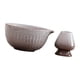 thumbnail image 5 of Cuenco de cerámica para matcha con soporte para batidor, taza para té verde, para gachas y zumos. Estilo B, 5 of 9