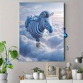 thumbnail image 4 of Qisvanset 12x16 Inch Urban Skateboarder Girl Graffiti Canvas Print Wall Art, 4 of 5
