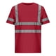 thumbnail image 1 of mfyjkho Tops Para Mujer, Camiseta Unisex De Manga Corta, Cuello Redondo, Transpirable, Informal, Holgada, Con Tira Reflectante De Bolsillo Para Hombre Y Mujer, Color Sólido Tops Para Mujer Xxxl, 1 of 4