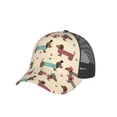 thumbnail image 6 of Lsque Dachshund Dog Puppy Printed Trucker Hat - Baseball Cap for Men Women - Breathable Mesh Side, Adjustable Fit - for Casual Wear, 6 of 7