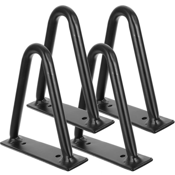 GOOHOCHY 4 piezas de patas de mesa de altura para muebles, patas de mesa con pasador de pelo, patas de metal para muebles