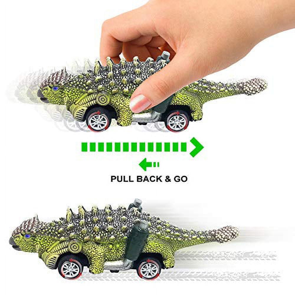 Pull back dinosaur cars discount