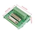 thumbnail image 4 of Terminal Block Connector, DB25 D Sub Male & Female Header Breakout Board DIN Rail Mount Interface Module, Suitable for PLC Terminal Block Connector, PCB Carrier, for, 4 of 7