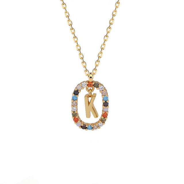 mtvxesu Necklaces Pendants Collier Lettre Design Mode Luxe Pendentif Vente