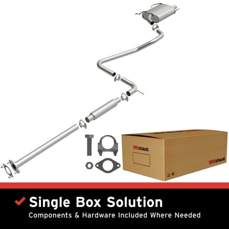 BRExhaust OE Replacement Exhaust System Kit 106-0728: Compatible with 1998-2001 Nissan Altima 2.4L