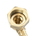 thumbnail image 5 of Unique Bargains Brass Hose Barb Fitting x G1/2 Female Swivel Nut Pipe Connector 0.4 inch, 5 of 6