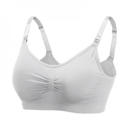 

Bullpiano Nursing Bra for Breastfeeding Maternity Bras Push Up Seamless Pregnancy Bralette Underwear