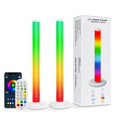thumbnail image 1 of EIMELI Powered Rhythm Light Bar  RGB Sound Control Pickup Rhythm Lights  APP Control Music Level LED Lights  USB Rechargeable Activated Atmosphere Light for Game Car TV DJ Studio - 2Pcs, 1 of 5